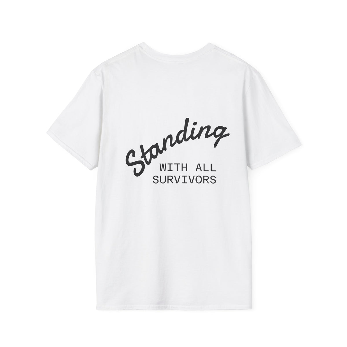 Hope Pink Ribbon T-Shirt — Standing With All Survivors Breast Cancer Awareness Tee