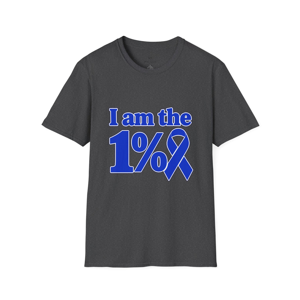 I Am the 1% Blue Ribbon T-Shirt