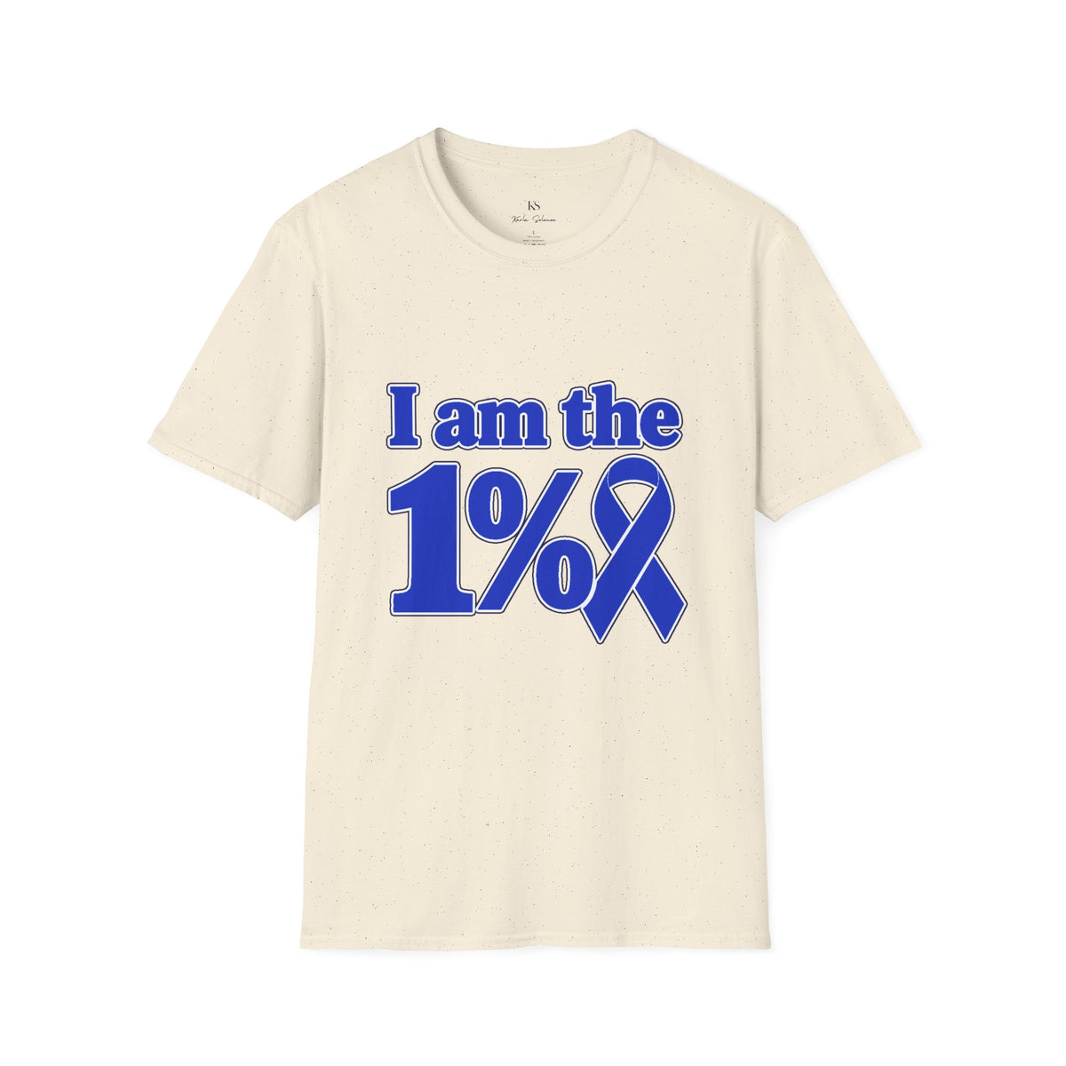 I Am the 1% Blue Ribbon T-Shirt