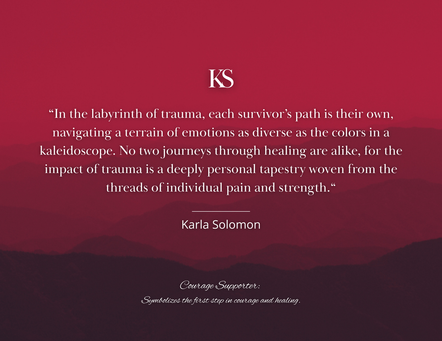 Supporter Digital Memoir Quote Download